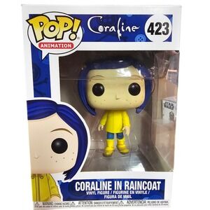 Funko Pop Coraline in Raincoat 423 Animation Vinyl Figure Collectible